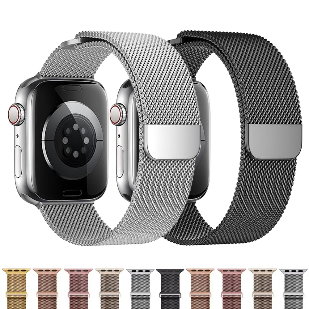 Milanese Loop Magnetic - 磁気ストラップ Apple Watch バンド 10 9