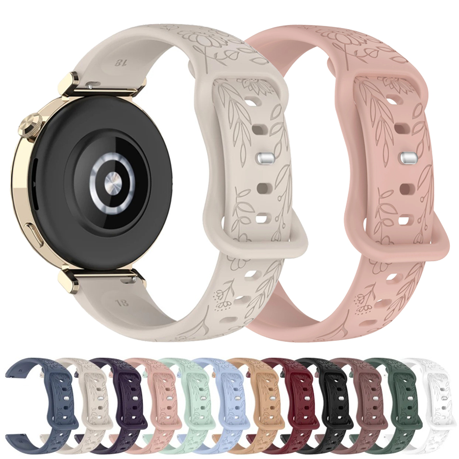 20 22mm 3Dフラワーシリコンストラップ、Samsun - Silicone Watch Band 22Mm のレビューと価格