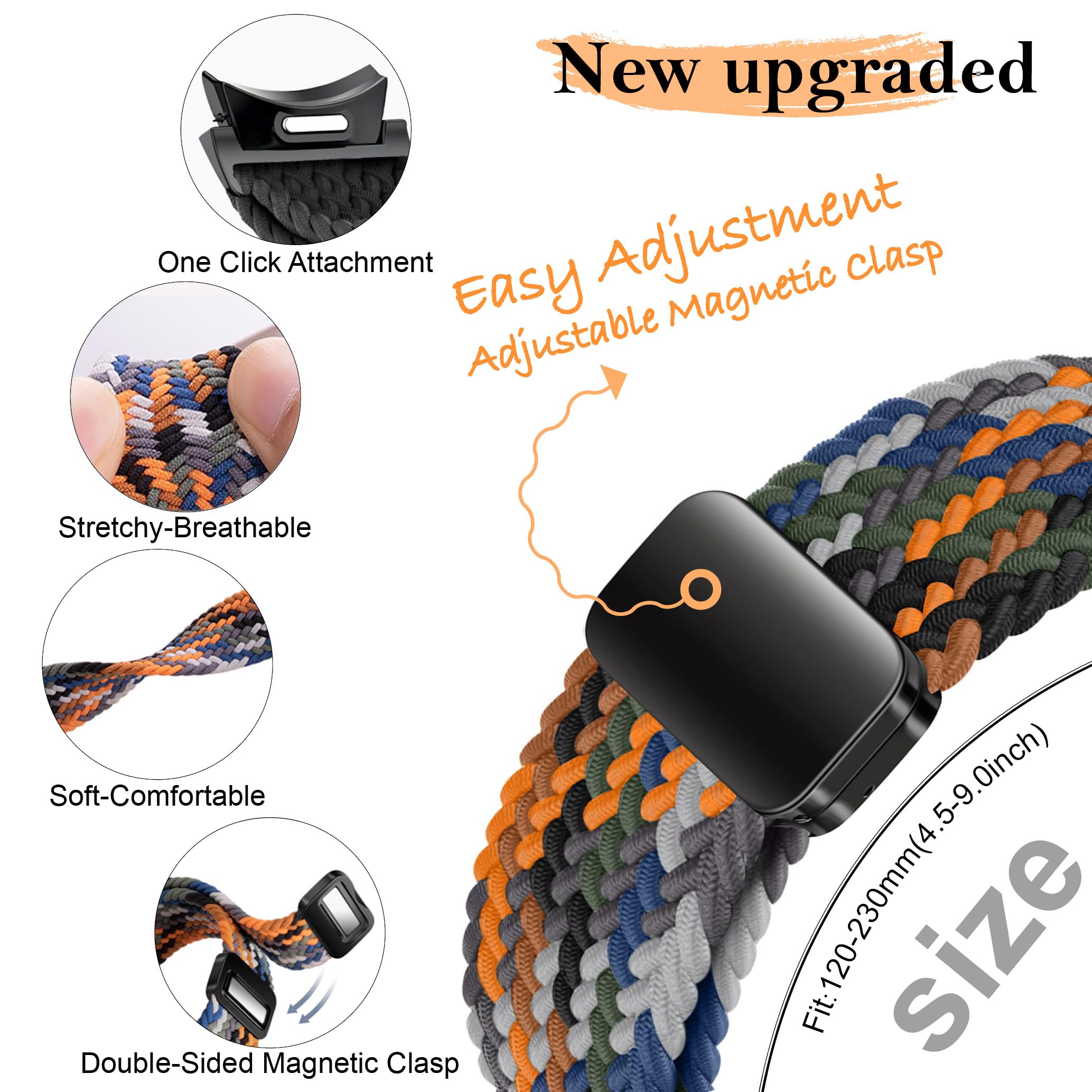 ギャップなしバンドサムスンギャラクシーウォッチ 7 6 4  - Milanese Loop Magnetic のレビューと価格