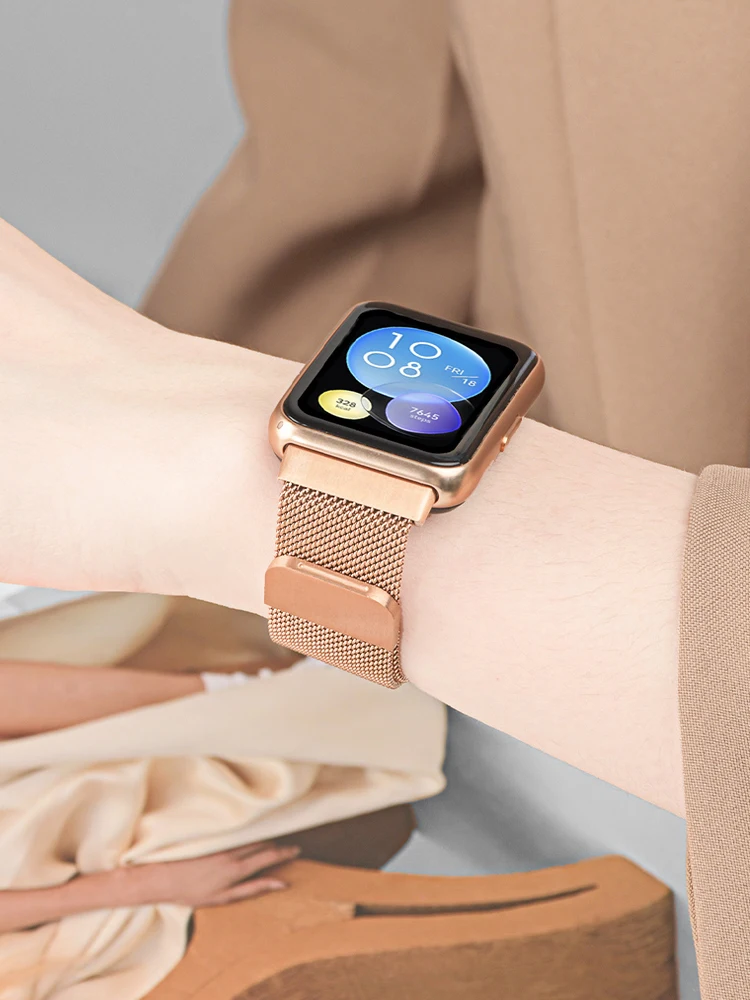 Huawei Watch用ミラネーゼループバンド,ステンレス - Milanese Loop Magnetic のレビューと価格